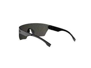Fendi Ff Squared Fe40197u Men Black Shield Sunglasses