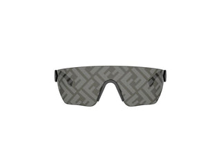 Fendi Ff Squared Fe40197u Men Black Shield Sunglasses