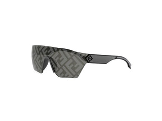 Fendi Ff Squared Fe40197u Men Black Shield Sunglasses