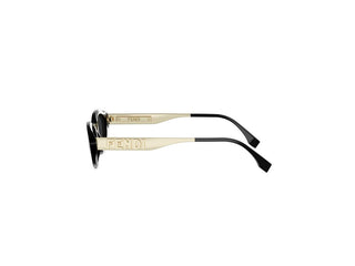 FENDI Fendigraphy FE40202I women Black Cat Eye Sunglasses