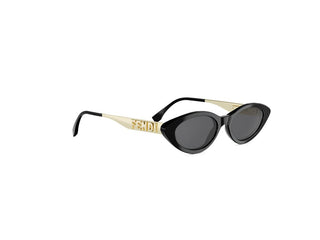 FENDI Fendigraphy FE40202I women Black Cat Eye Sunglasses