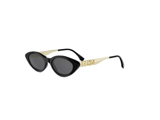 FENDI Fendigraphy FE40202I women Black Cat Eye Sunglasses