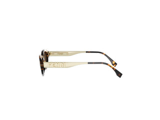 FENDI Fendigraphy FE40202I women Havana Cat Eye Sunglasses