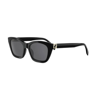 Fendi Forever Fendi Fe40205i Women Black Squared Sunglasses