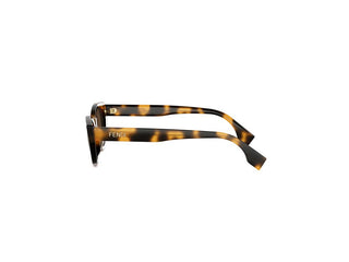 FENDI Lettering FE40209I women Havana Cat Eye Sunglasses