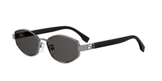 FENDI Baguette FE40216U women Silver Geometric Sunglasses