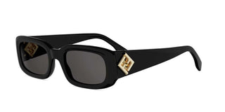 FENDI FF Diamonds FE40222I women Black Rectangle Sunglasses