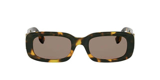 FENDI FF Diamonds FE40222I women Havana Rectangle Sunglasses