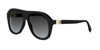 FENDI Baguette FE40223I women Black Pilot Sunglasses