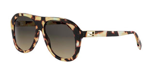 FENDI Baguette FE40223I women Havana Pilot Sunglasses