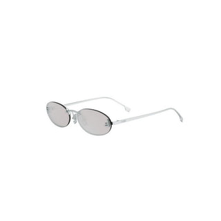 FENDI Fendi First Crystal FE4075US women Silver Oval Sunglasses