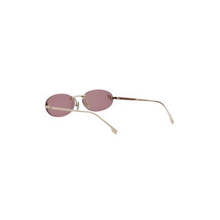 FENDI Fendi First Crystal FE4075US women Silver Oval Sunglasses