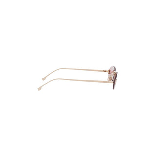 FENDI Fendi First Crystal FE4075US women Silver Oval Sunglasses