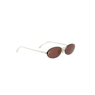 FENDI Fendi First Crystal FE4075US women Gold Oval Sunglasses
