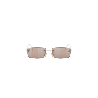 FENDI Fendi First Crystal FE4172US women Gold Rectangle Sunglasses