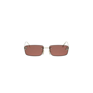 FENDI Fendi First Crystal FE4172US women Gold Rectangle Sunglasses