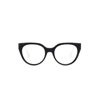 FENDI Baguette FE50010I women Havana Cat Eye Eyeglasses