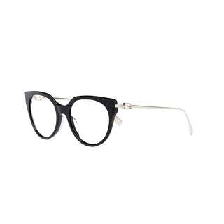 FENDI Baguette FE50010I women Havana Cat Eye Eyeglasses