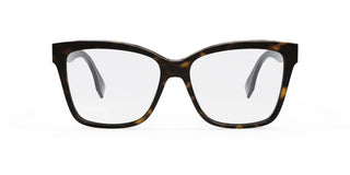 FENDI FE50025I women Havana Butterfly Eyeglasses