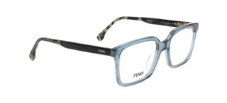FENDI FE50032I unisex Blue Squared Eyeglasses