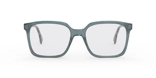 FENDI FE50032I unisex Blue Squared Eyeglasses