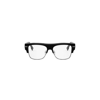 FENDI FE50095U men Black Squared Eyeglasses