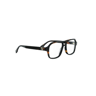 FENDI FF SQUARED FE50131I women Havana Geometric Eyeglasses