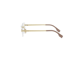 FENDI Fendi First Crystal FE5116US women Gold Geometric Eyeglasses