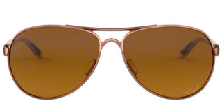 Oakley FEEDBACK OO 4079 women Rose gold Pilot Sunglasses