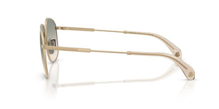 Moncler Fennix Me4013 Unisex Gold Pilot Sunglasses