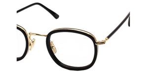 L.G.R FEZ ACETATE METAL/O unisex Black Round Eyeglasses