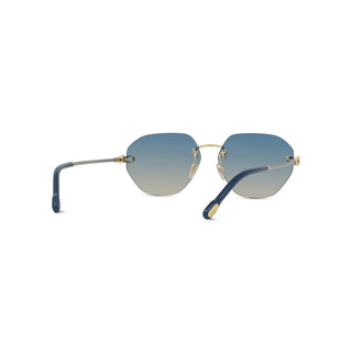 Fred Manille & Cable Fg40078u Men Gold Geometric Sunglasses