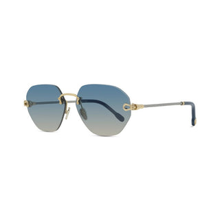 Fred Manille & Cable Fg40078u Men Gold Geometric Sunglasses