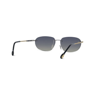 FRED Double Cable FG40081U men Silver Oval Sunglasses