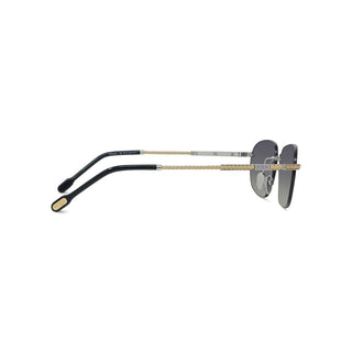 FRED Double Cable FG40081U men Silver Oval Sunglasses