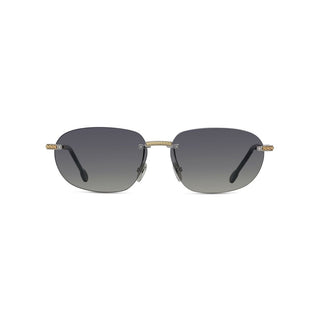 FRED Double Cable FG40081U men Silver Oval Sunglasses