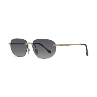 FRED Double Cable FG40081U men Silver Oval Sunglasses