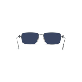 FRED Winch FG40082U men Silver Rectangle Sunglasses