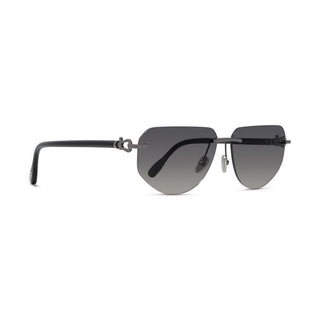 FRED Manille & Cable FG40088U men Silver Geometric Sunglasses