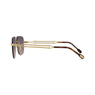 FRED Double Cable FG40096U men Gold Pilot Sunglasses