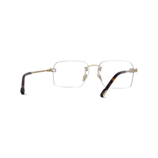 FRED Manille & Cable FG50075U men Gold Rectangle Eyeglasses