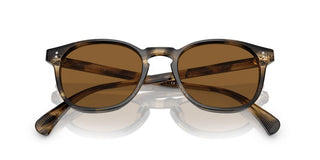 Oliver Peoples FINLEY ESQ. SUN OV 5298SU unisex Havana Geometric Sunglasses