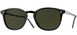 Oliver Peoples FINLEY VINTAGE SUN OV 5397SU unisex Black Geometric Sunglasses