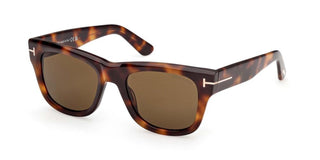 Tom Ford FINN-02 FT1304 men Havana Squared Sunglasses