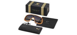 Carrera FLAGLAB 17 - SPECIAL EDITION men Orange Shield Sunglasses