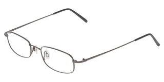 Flexon FLEXON 603 unisex Ruthenium Rectangle Eyeglasses