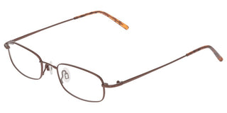 Flexon Flexon 603 Unisex Brown Rectangle Eyeglasses