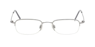 Flexon FLEXON 607 men Ruthenium Rectangle Eyeglasses