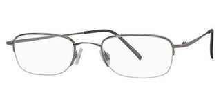 Flexon FLEXON 607 men Ruthenium Rectangle Eyeglasses