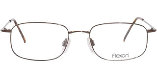 Flexon FLEXON 610 men Brown Rectangle Eyeglasses